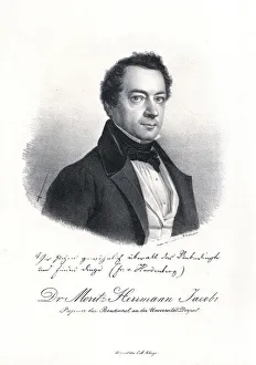 Portrait of Moritz Hermann von Jacobi (1801-1874), 1837. Creator: Hau, Eduard (1807-1887)