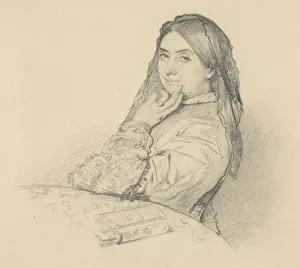Henri Lehmann Prints: Portrait of his Mother, 1851. Creator: Henri Lehmann (French, 1814-1882)