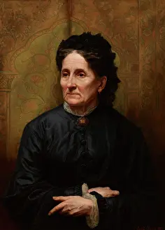 1885 Prints: Portrait of Mother, 1885. Creator: Edward Lepszy