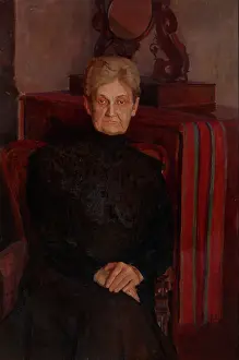 1909 Prints: Portrait of Mother, 1909. Creator: Jerzy Karszniewicz