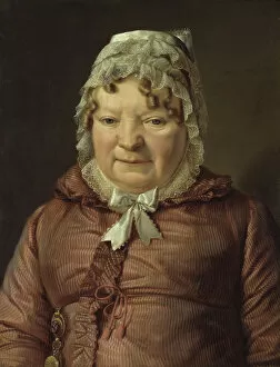 Portrait of the Mother of Captain von Stierle-Holzmeister, ca 1819. Artist: Waldmuller, Ferdinand Georg (1793-1865)