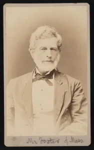 Portrait of Mr. Foster of Massachusetts, Between 1876 and 1880
