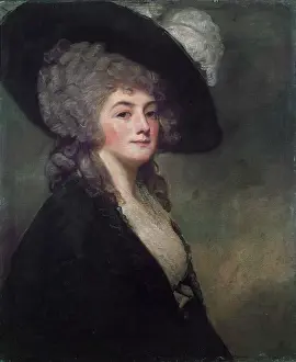 Neoclassical Prints: Portrait of Mrs Harrit Greer, 1781. Creator: George Romney