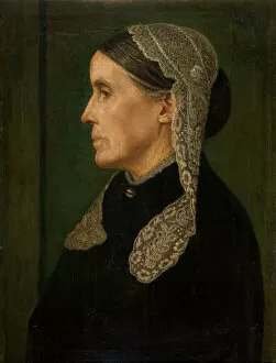 Arthur Joseph Gallery: Portrait of Mrs Henry Gaskin (Artists Mother), 1888. Creator: Arthur Joseph Gaskin