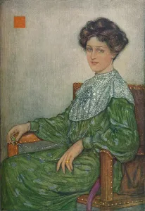 Portrait of Mrs. J. Maltwood, c1892-1906, (1906-7). Artist: Nicols Wilhelm Jungmann