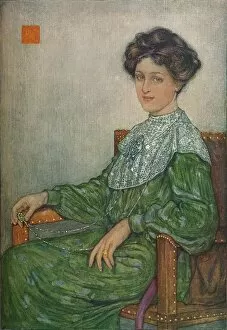 Portrait of Mrs. J. Maltwood, c1892-1906, (1906-7). Artist: Nicolaas Wilhelm Jungmann