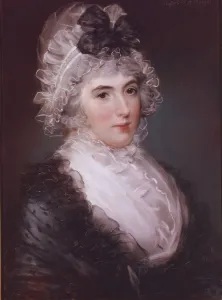 Pastel On Bristol Board Prints: Portrait of Mrs Janet Grizel, 1794. Artist: Russell, John (1745-1806)
