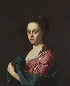 Copley John Singleton Prints: Portrait of Mrs. Joshua Henshaw II (Catherine Hill), 1772. Creator: John Singleton Copley