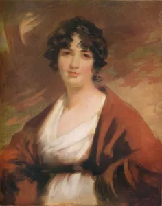 Portrait of Mrs. Kenyon, 1807, (1919). Artist: John James Masquerier Portrait of Mrs. Kenyon, 1807, (1919). Artist: John James Masquerier