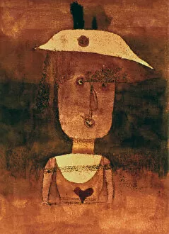 Switzerland Collection: Portrait of Mrs P in the South, 1924. Artist: Paul Klee