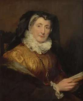 Portrait of Mrs W. Collins, 1826. Creator: Margaret Carpenter