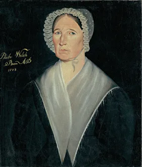 Portrait of Mrs. William W. Welch, c. 1837. Creator: Sheldon Peck