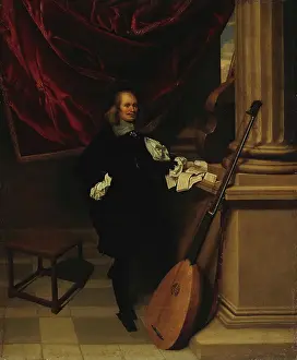 1650s Prints: Portrait of a Musician, 1650. Creator: Charles Emanuel Biset