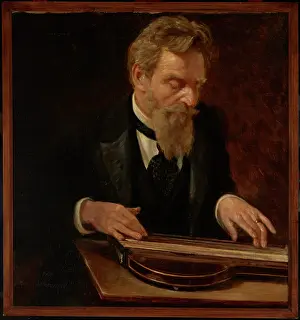 Emigre Prints: Portrait of a Musician, 1908. Creator: Aleksander Sochaczewski