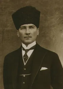 Portrait of Mustafa Kemal Atatürk, 1923. Creator: Anonymous