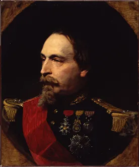 President Prints: Portrait of Napoleon III, 1868. Creator: Adolphe Yvon