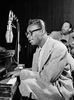 Cole Nat King Prints: Portrait of Nat King Cole and Oscar Moore