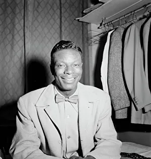 Cole Nat King Prints: Portrait of Nat King Cole, Paramount Theater