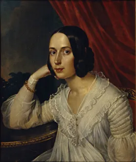 Alexander Herzen Prints: Portrait of Natalia Alekseevna Tuchkova-Ogareva (1829-1913)