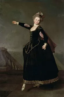 Dmitri Grigorievich 1735 1822 Gallery: Portrait of Natalia Semenovna Borshcheva (1758-1843), 1776. Artist: Levitsky