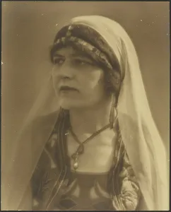 Nautch Prints: Portrait of Nautch Girl, 1924-1943. Creator: Louis Fleckenstein