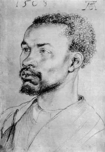 Wilhelm Waetzoldt Prints: Portrait of a Negro, 1508, (1936). Artist: Albrecht Durer