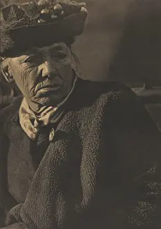 Aged Prints: Portrait-New York, 1916. Creator: Paul Strand