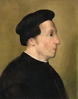 Circle Prints: Portrait of Niccolo Machiavelli (1469-1527). Creator: Ghirlandaio, Ridolfo, (Circle)