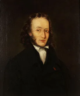 Paganini Prints: Portrait of Niccolo Paganini (1782-1840)