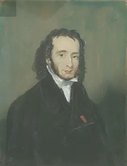 Paganini Prints: Portrait of Niccolo Paganini (1782-1840)