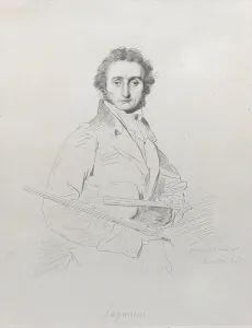 Stippled Prints: Portrait of Niccolò Paganini, 1830 (backdated 1818')