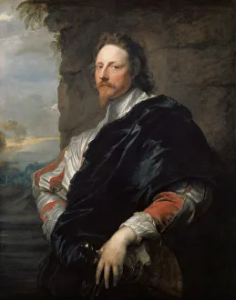 Van 1599 1641 Prints: Portrait of Nicholas Lanier (1588-1666), 1628. Artist: Dyck, Sir Anthonis, van (1599-1641)