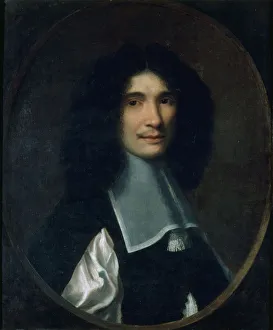 Fouquet Prints: Portrait of Nicolas Fouquet (1615-1680), c. 1660. Creator: Anonymous
