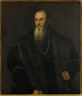 Titian 1488 1576 Prints: Portrait of Nicolas Perrenot de Granvelle (1484-1550), c1548. Creator: Titian (1488-1576)