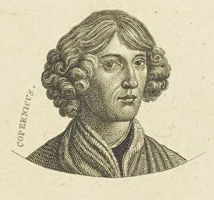 Copernicus Prints: Portrait of Nicolaus Copernicus (1473-1543), c. 1830-1840. Creator: Anonymous