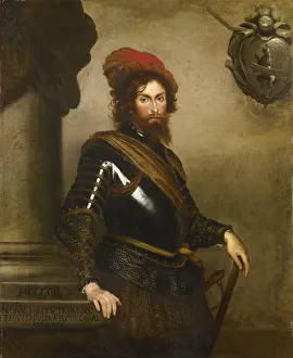 Bernardo 1581 1644 Prints: Portrait of NicoloRaggi. Creator: Strozzi, Bernardo (1581-1644)