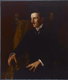 Tesla Prints: Portrait of Nikola Tesla (1856-1943)