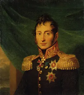 Nikolay Prints: Portrait of Nikolai A. Tuchkov (1765-1812) (1st), 1822. Creator: George Dawe
