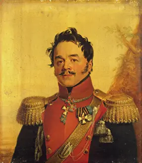 Tassels Prints: Portrait of Nikolai G. Shcherbatov (1777-1845), 1822. Creator: Workshop of George Dawe