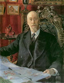 Kustodiev Gallery: Portrait of Nikolai Karlovich von Meck (1863-1929)