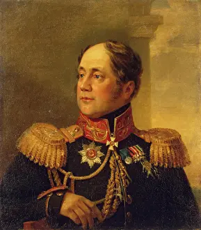 Nikolai Prints: Portrait of Nikolai M. Sipyagin (1785-1828), 1822. Creator: George Dawe