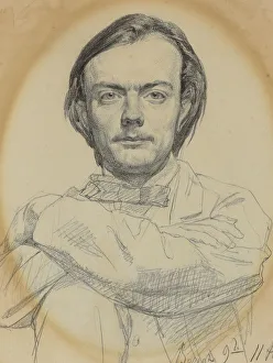 Repin Prints: Portrait of Nikolai Murashko (1844-1909), 1866