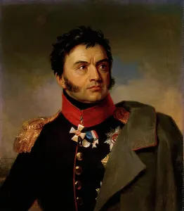 Braid Prints: Portrait of Nikolai N. Rayevsky (1771-1829), 1825. Creator: George Dawe