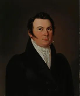 Sinebrychoffin Taidemuseo Prints: Portrait of Nikolai Sinebrychoff (1788-1848), 1830. Creator: Lindh, Johan Erik (1793-1865)