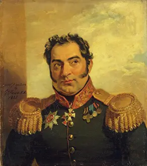 Braid Prints: Portrait of Nikolai V. Vuich (1765-1836), 1821. Creator: George Dawe