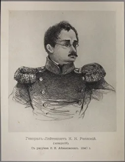 Specs Prints: Portrait of Nikolay Nikolayevich Raevsky the Younger (1801-1843)