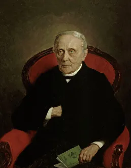 Hand In Coat Prints: Portrait of Nils Henrik Pinello, 1875. Creator: August Fredrik Ahlstedt