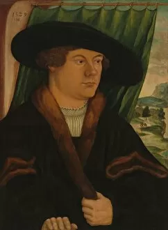 Fur Coat Gallery: Portrait of a Nobleman, 1529. Creator: Nicolaus Kremer