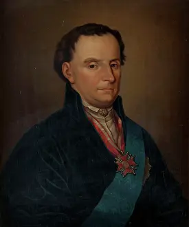 1855 Prints: Portrait of a Nobleman, 1855. Creator: Stanislaw Bartus