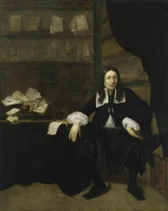 Desk Prints: Portrait of a Notary, 1670. Creator: Michiel van Musscher